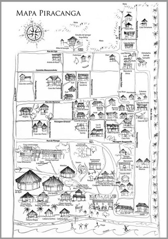 Piracanga mapa em desenho antes 2016 display